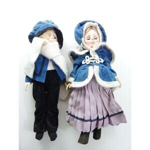 Vintage Eff an Bee 2pc Doll Winter Skating